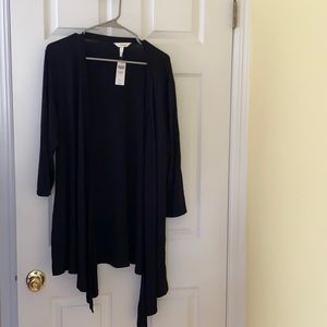 Soma drape from 3/4 sleeve cardigan